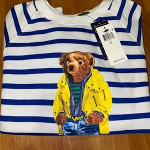 Polo Ralph Lauren - Polo Bear Striped Fleece Shirt